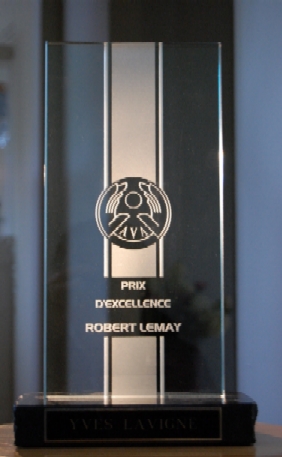 Prix d'excellence Robert-Lemay remis à Yves Lavigne